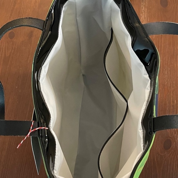 NWT Pepper Paisley & Co. Tropical Print Vinyl Tote - Picture 7 of 7